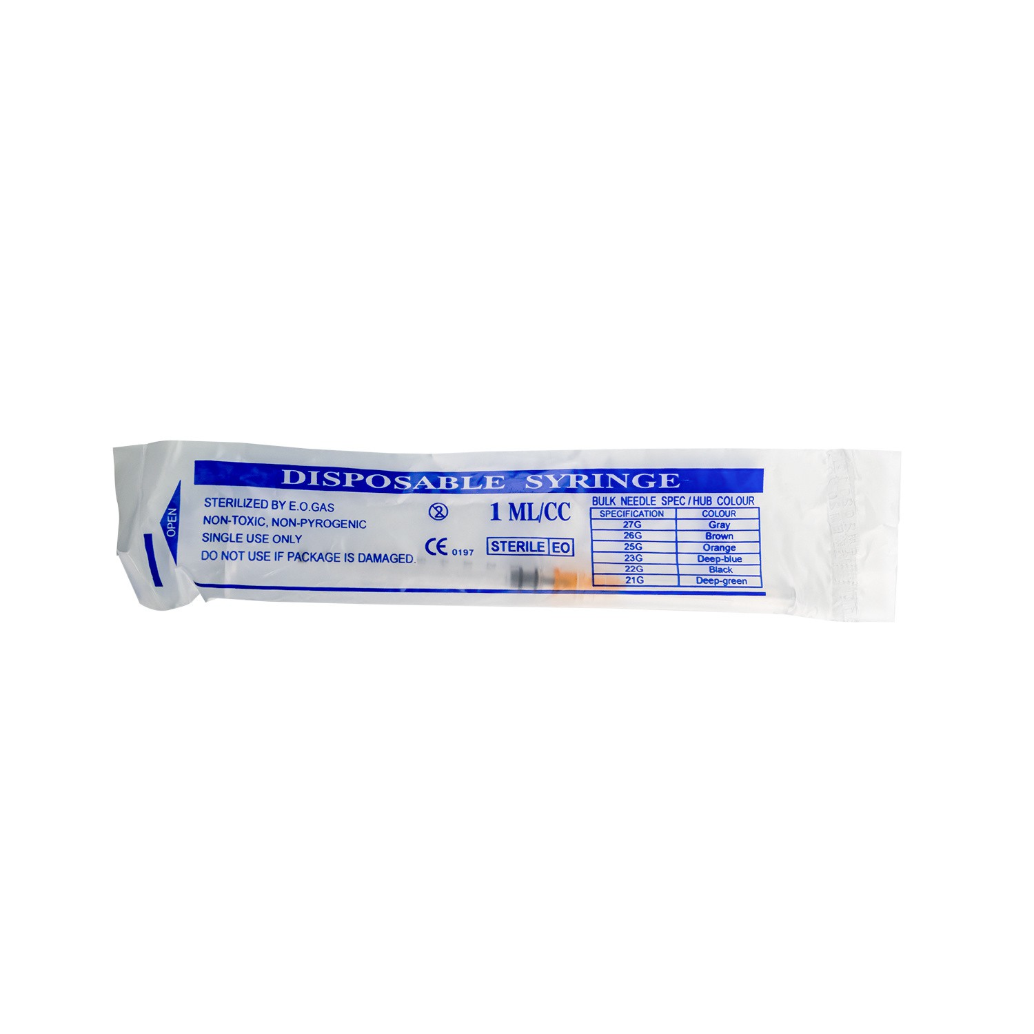 plastic syringe